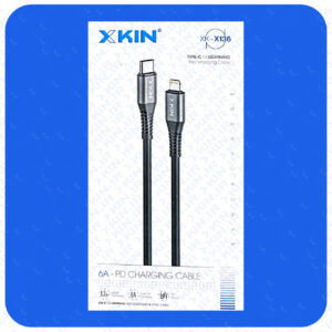 کابل تبدیل USB-C به لایتنینگ مدل XK-136 طول 1.20 متر